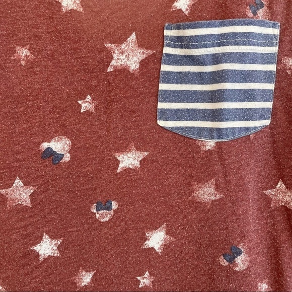 Disney Minnie Mouse American Fourth of July Stars And Stripes Tank Top - Picture 2 of 8